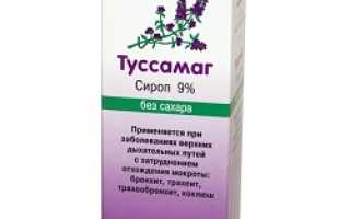ТУССАМАГ Инструкция по применению