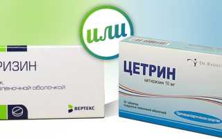 Цетиризин или Цетрин